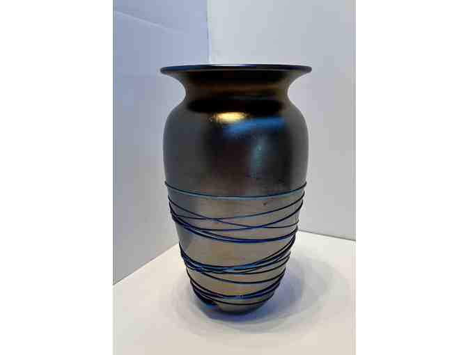 Vintage Iridescent (Signed) Vandermark Vase