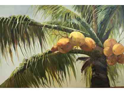 Coconut Tree Oil Painting