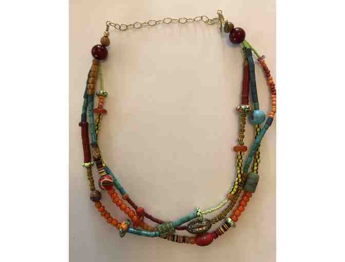 3 Strand Bead Necklace by Bev Creamer - Photo 1