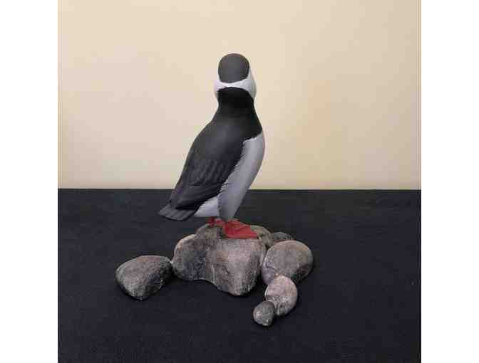 Hand carved Puffin