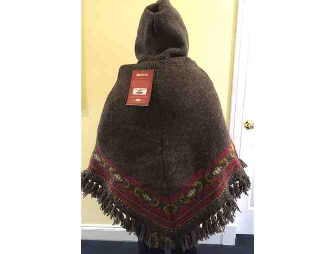 Women's Sherpa Lambswool Poncho (Size S)