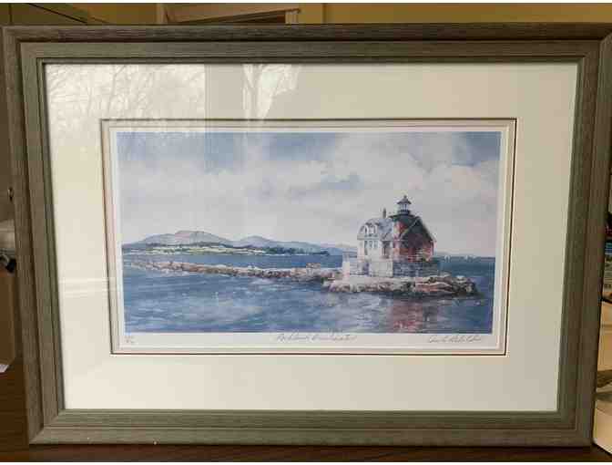 'Rockland Breakwater' print by Carol Sebold