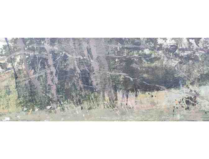 Lizzie Abelson 'Kennebunk Plains no. 2' framed acrylic on hardboard