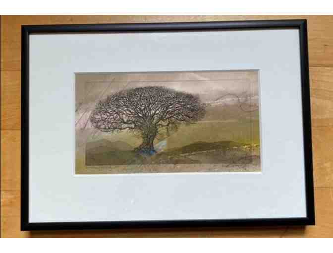 'Untroubled' monoprint- by Victoria Elbroch