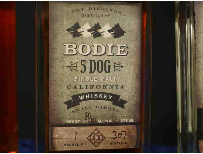 Three Whiskeys, One Bourbon, Dry Diggings and Amador Distillery, El Dorado Hills, CA