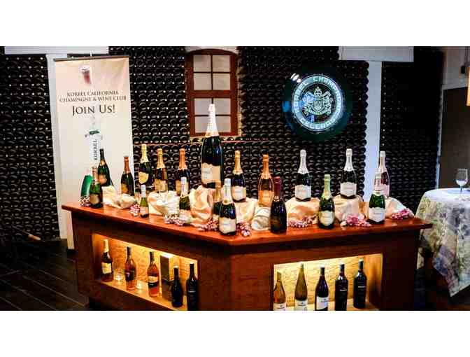 Tour, Tasting, Lunch for 4 with Case of Champagne, Korbel Champagne Cellars, Guerneville