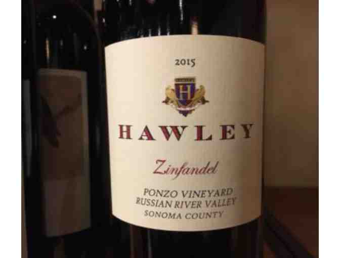 Magnum of Zinfandel, 3 Btls of Viognier, 3 Btls of Pinot Noir, Hawley Winery, Healdsburg