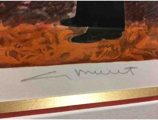 'Wine Tasting' Lithograph, Framed, Guy Buffet Productions, Rio Vista, CA