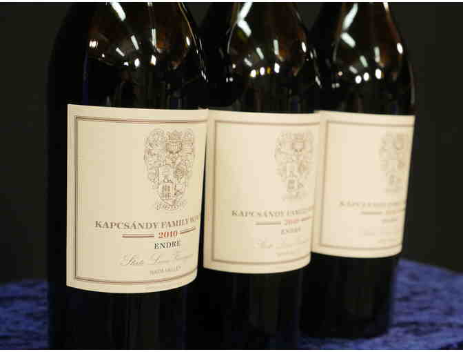 6 Bottles 2010 Kapcsandy Family Wines Endre, WineBid.com, Napa