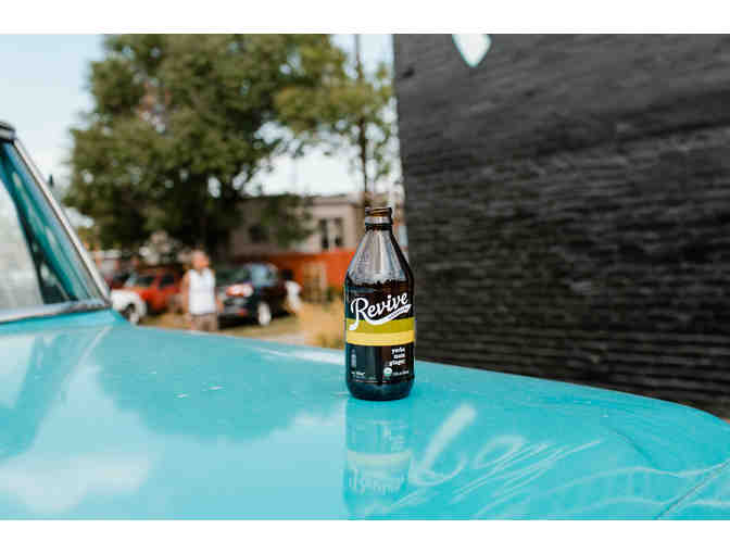 10 Cases, 12 Ounce - 6 Pack Organic Raw Kombucha, Revive Kombucha, Petaluma