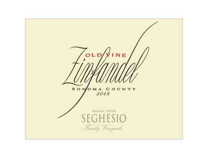 6 Liter Old Vine Zinfandel & Chef's Table Experience for 4, Seghesio, Healdsburg