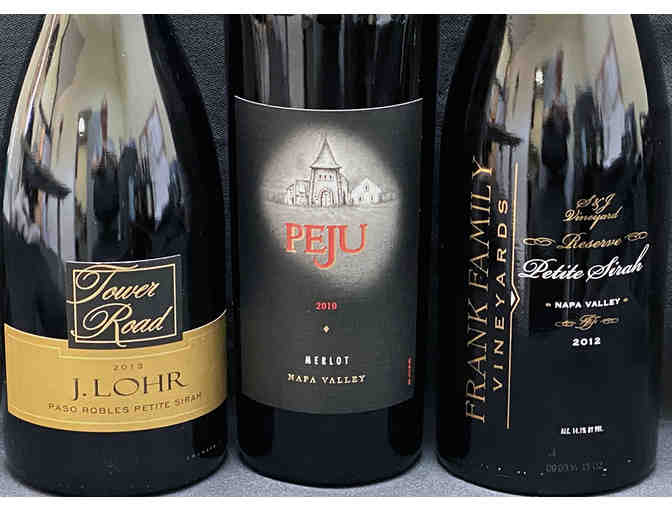 Five Petite Sirah and a Merlot