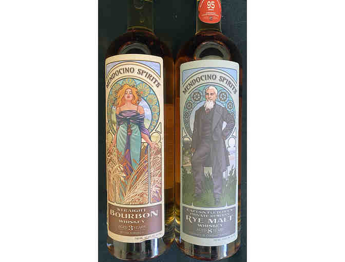 Aged Bourbon and Aged Rye, Mendocino Spirits