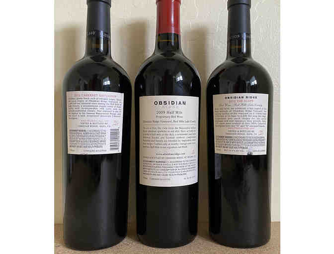 Obsidian Wine Company - 3 Red Wines