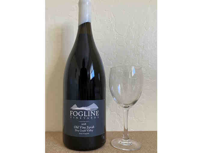 Magnum of Syrah and Tasting for 6, Fogline Vineyards