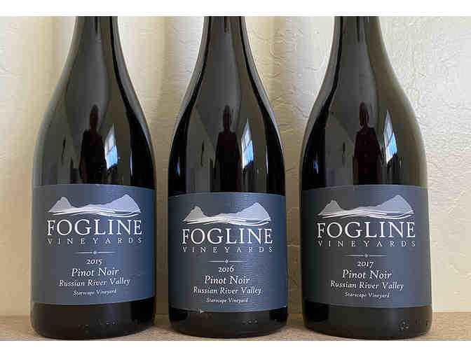 Vertical of 3 Pinots and Winemaker Tasting for 6, Fogline Vineyards