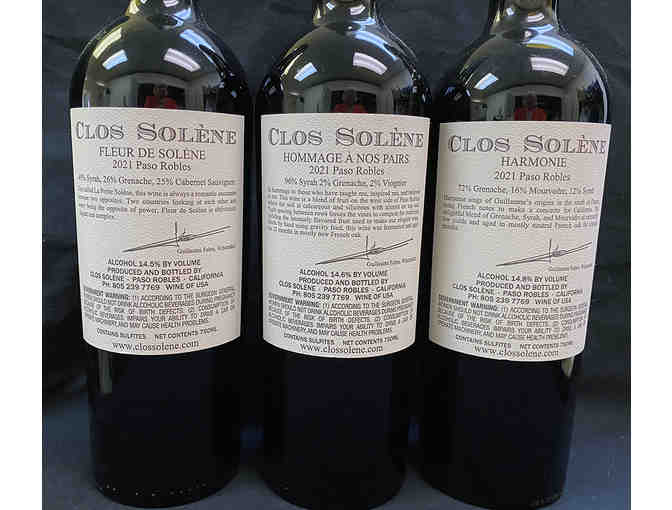 Three Wines from Clos Solene