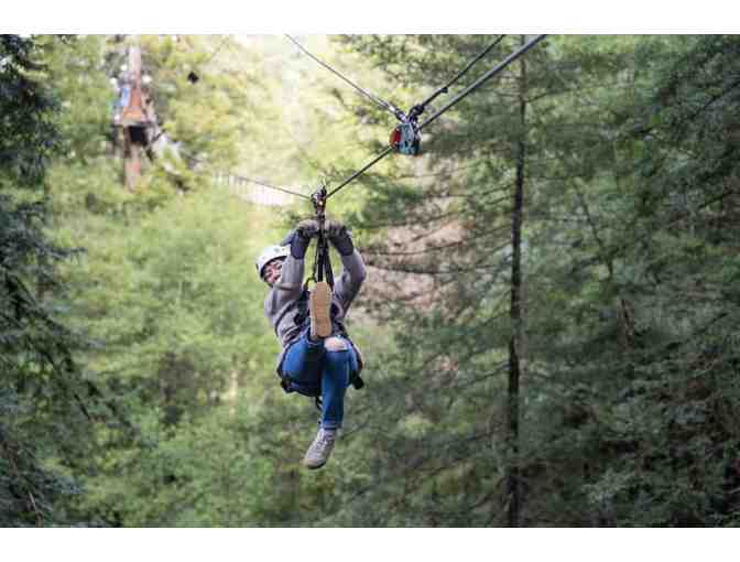 Forest Flight or Tree Tops Tour for 2, Sonoma Zipline Adventures
