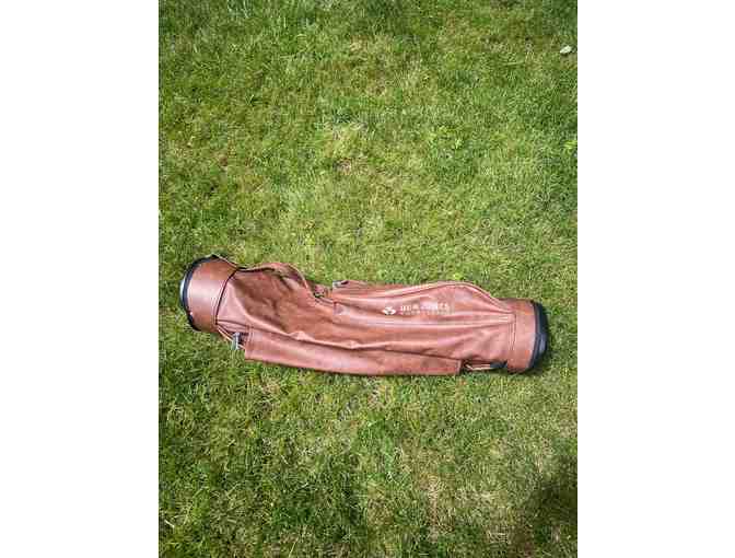 Ben Jones Foundation Embroidered Leather Golf Bag - Kodiak Brown