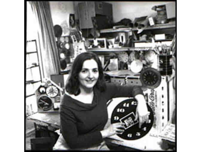 One-Of-A-Kind Clock by Local Artist Leonie Lacouette