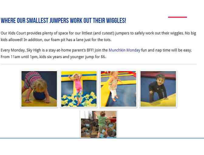 Sky High Sports Trampoline Park - Santa Clara