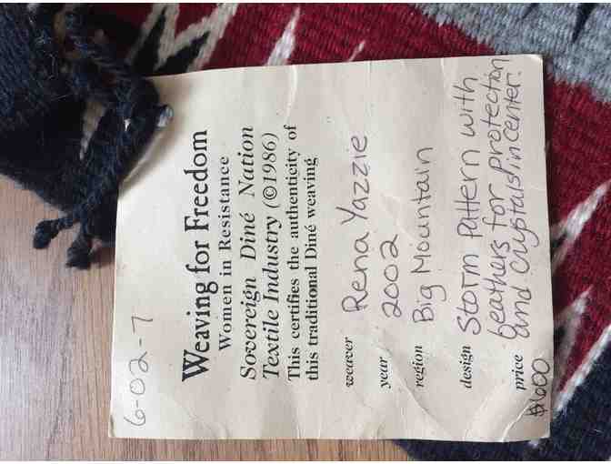 Traditional Dine Weaving; Rug