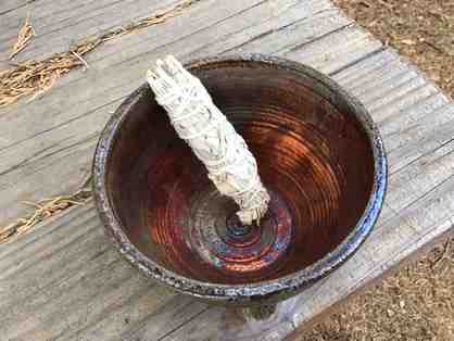 Lady of the Lillies Smudge Bowl