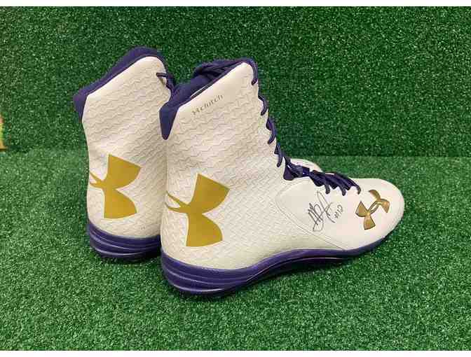 Patrick Queen and Anthony Brown Autographed Cleats