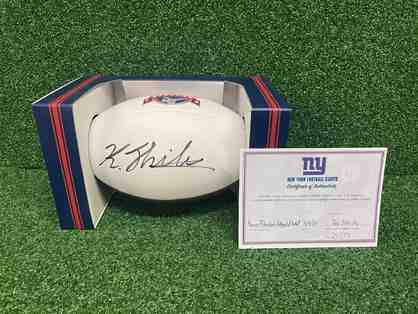 New York Giants #5 Kayvon Thibodeaux Autographed Football