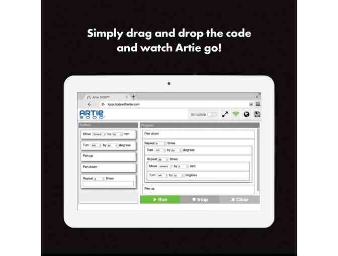 Artie 3000 the Coding Robot