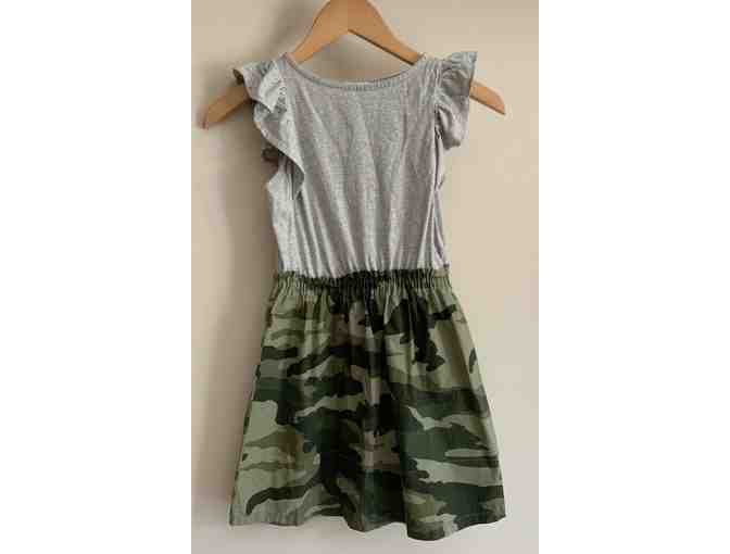 Crewcuts girls camo / gray dress size 14
