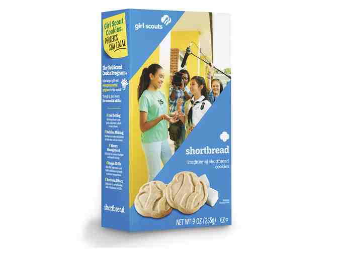 Girl scout cookies! Five boxes of trefoils from Troop 1685