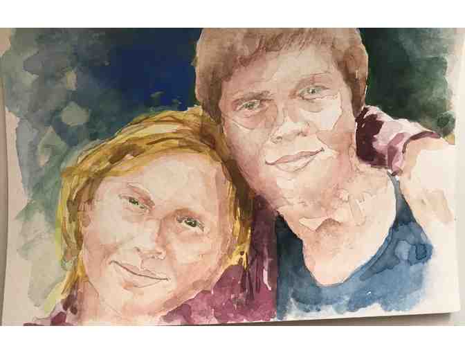 Original Watercolor Portrait of YOUR child