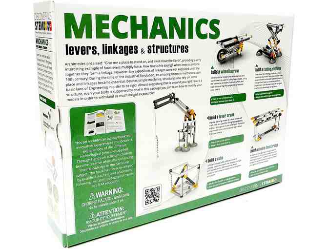 Discovering STEM: Mechanics -- Levers, Linkages and Structures