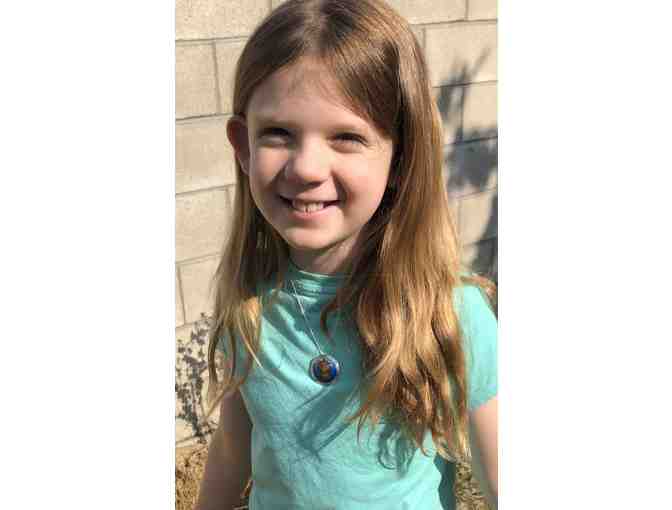 One-a-Kind La Ballona Cloisonne Enamel Pendant