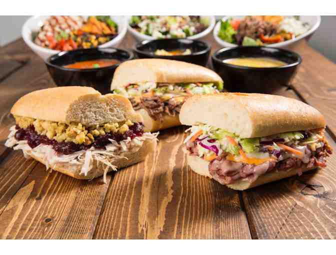 Capriottis--gift certificate for a free medium sub with small combo