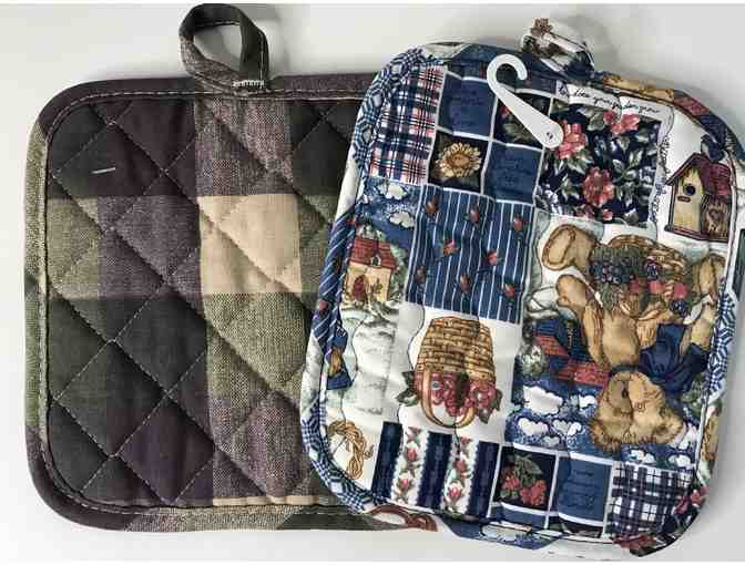 Two adorable potholders