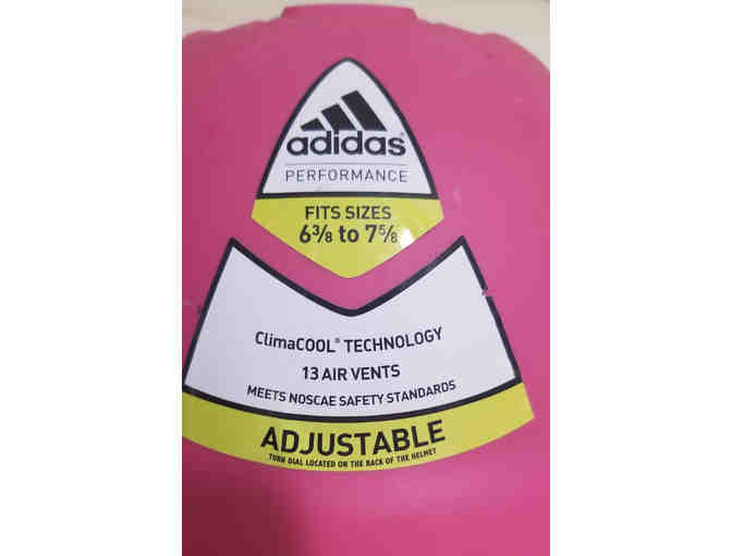 Adidas softball adjustble batting helmet (fits sizes 6 3/8 to 7 5/8)