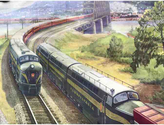 Original Pennsylvania Railroad Calendar Vintage 1953 Grif Teller CROSSROADS OF COMMERCE