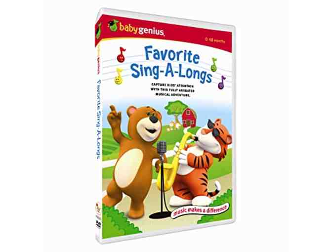 5 baby genius DVDs for 0-48 month olds