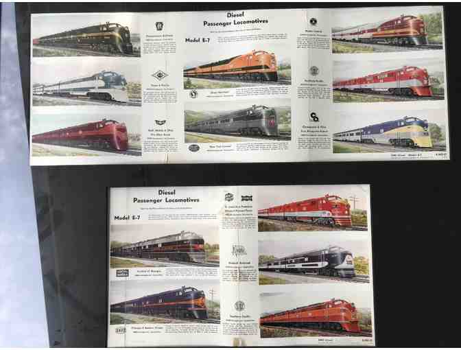 Diesel Passenger Locomotives Framed