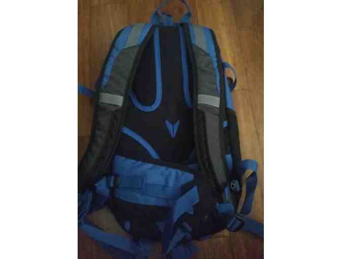 Bondka backpack in blue and black, 19'