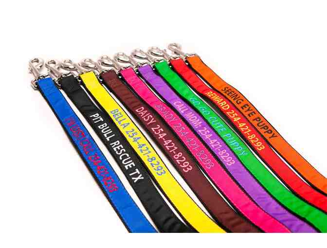 Custom Embroidered Personalized Dog or Cat Collar