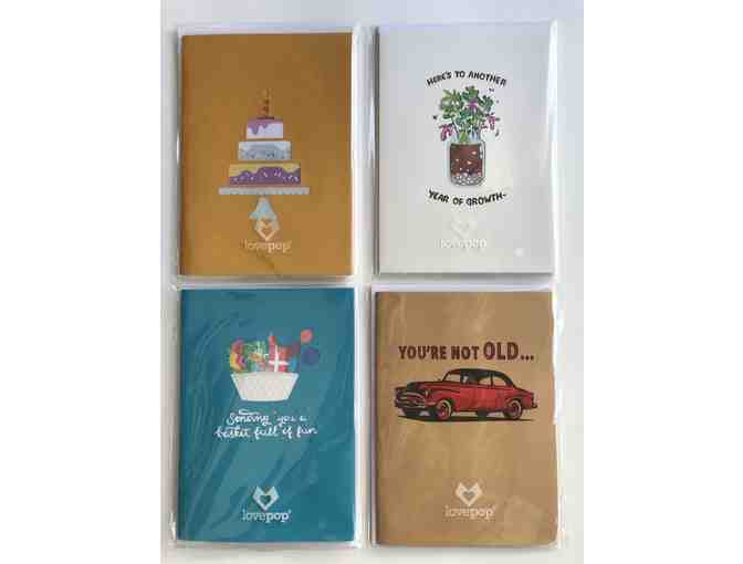 Happy Birthday Pop Up Cards from LovePop: 4 Designs