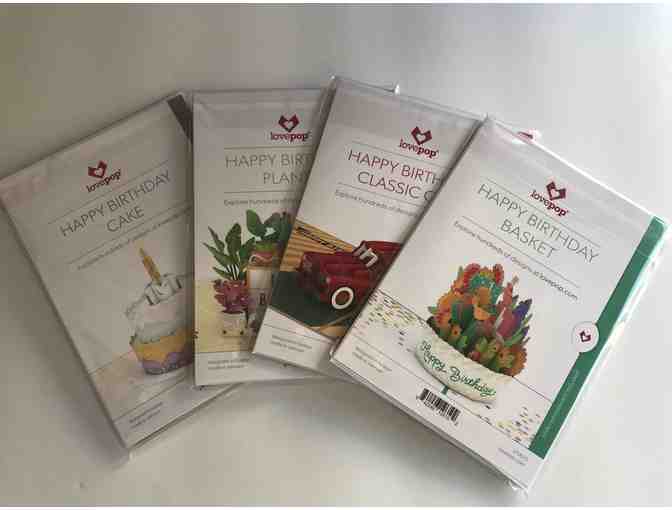 Happy Birthday Pop Up Cards from LovePop: 4 Designs