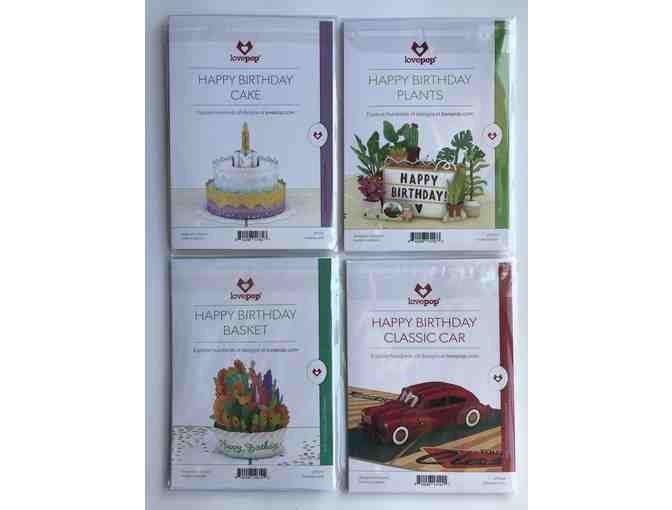 Happy Birthday Pop Up Cards from LovePop: 4 Designs