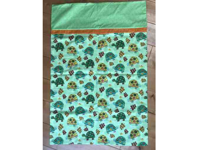 One-of-a-Kind Adorable Turtle Pillowcase