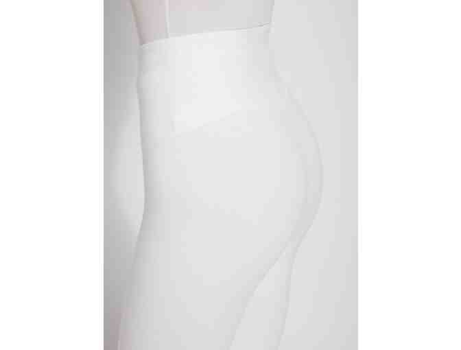 Lysse Flattering Cotton Leggings, white, capri length, size L