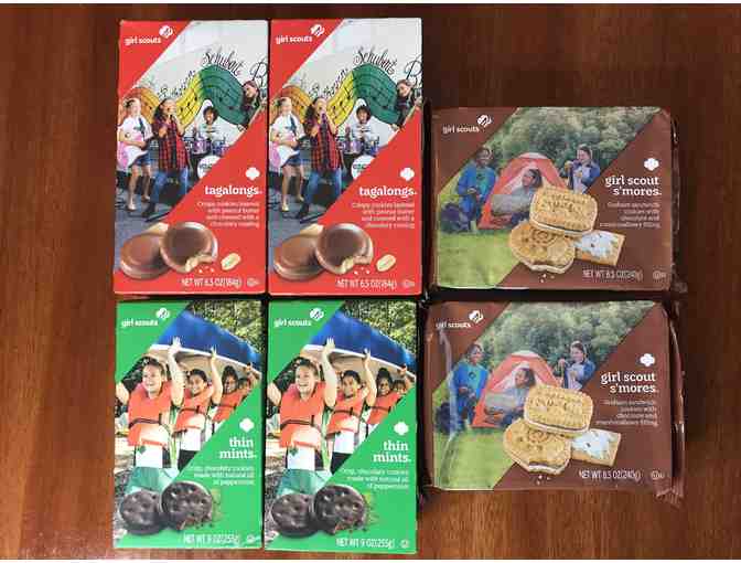 Chocolate Dream: SIX packages of Girl Scout Cookies