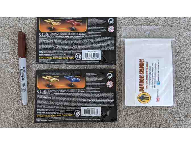 Star Trek Mini models (2 total) - Mega Bloks (26 pieces)
